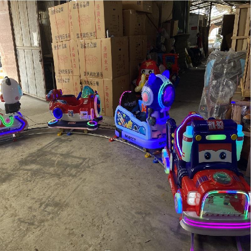 Amusement Park Ride Funfair Mini Kiddie Track Train Ride Small Train for Children Fast Delivery Customized Train