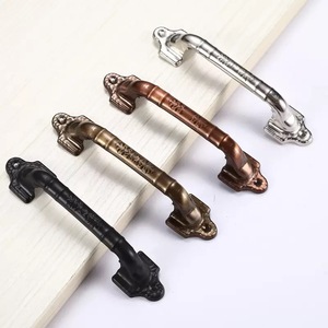 European Style Cabinet Drawer Handles Bar Shape Stainless Steel Durable Furniture Handle <b>Black</b> Silver Bronze Antique Blue - Product Image 1