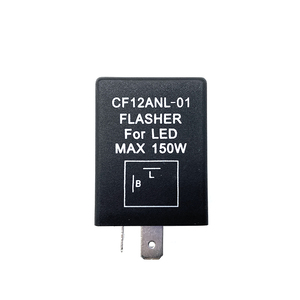 Autodragons CF12-ANL01 Relé intermitente LED de 2 pines, decodificador de intermitentes para evitar hiperflash, ecualizadores de carga, intermitentes LED CF12 - Product Image 1