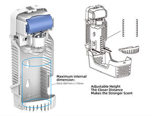 Wisekleen-Distributeur de désodorisant électrique, <span class=keywords><strong>prise</strong></span> murale, distributeur de parfum - Product Image 4