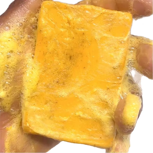 Jabón Artesanal de Cúrcuma, Limón y Ácido Kójico 100g, Antiacné, Exfoliante, para Piel Grasa, Comercio Transfronterizo, Modelo <span class=keywords><strong>TK</strong></span> - Product Image 3