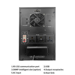 공장 가격 5KVA 온라인 UPS 전원 공급 장치 5000va 단상 이중 변환 무정전 전원 공급 장치 UPS 제조업체 - Product Image 3