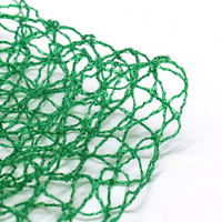 Filet anti-oiseaux vert 20g/m² pour usage agricole, ferme, jardin, maille 15x15, filet de capture et de contrôle des oiseaux, filet tricoté