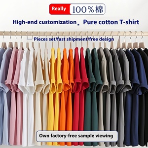 Tùy Chỉnh Chải Kỹ Bông Mùa Hè T-Shirt Với Logo Mô Hình Rắn In Văn Hóa Đồng Phục 210 Gram Ngắn Tay Áo Bán Buôn - Product Image 5