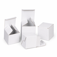 Boîte d'expédition élégante en carton kraft recyclé et biodégradable, personnalisable avec logo imprimé, réutilisable, pliable à plat, pour emballage cadeau