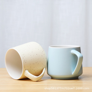 Lucky Ceramic Coffee Cup With Lid And Saucer Set Green Gift <b>Box</b> Packaging - Product Image 3