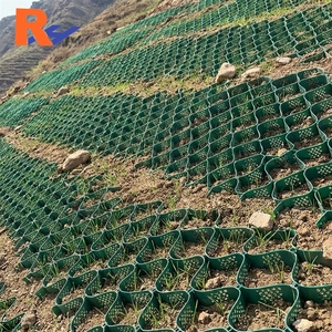 Grille de stabilisation de <span class=keywords><strong>gravier</strong></span> en géocell HDPE Green Slope, prix de la grille de <span class=keywords><strong>gravier</strong></span> géocell, stabilisateur de <span class=keywords><strong>gravier</strong></span> de construction en géocell HDPE en <span class=keywords><strong>nid</strong></span> <span class=keywords><strong>d</strong></span>'<span class=keywords><strong>abeille</strong></span> - Product Image 1