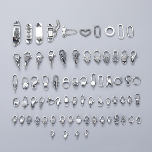 Accessori per Gioielli di Altissima Qualità in Argento Sterling S925, Chiusure <span class=keywords><strong>a</strong></span> Moschettone con Gancio <span class=keywords><strong>a</strong></span> <span class=keywords><strong>Molla</strong></span> di Vari Design per la Creazione di Gioielli - Product Image 1