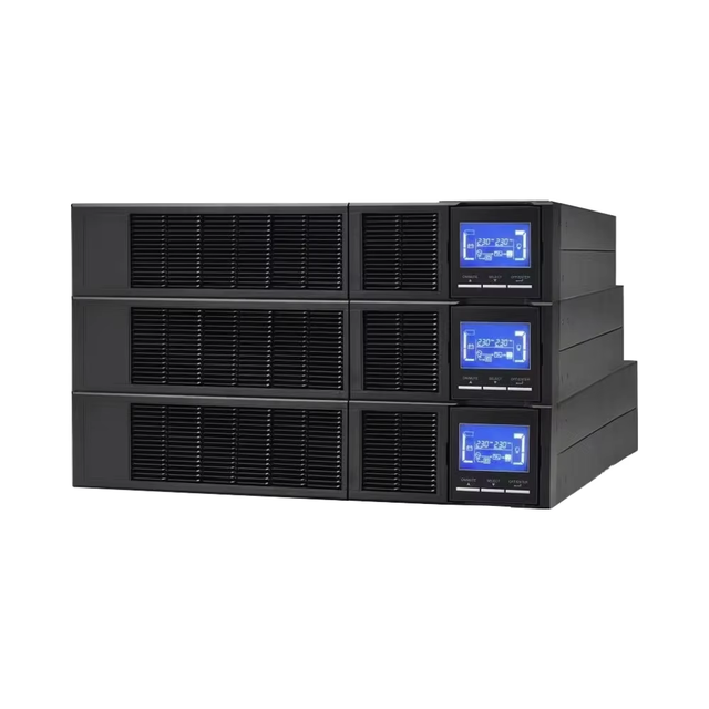 800W Single Phase Online UPS with LCD Display Lead Acid Battery for Home/Office Uninterruptible Power Supply