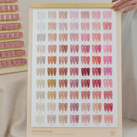 ZRKGEL Luxe 70 Couleurs LADAI Nude Rose Gelée de Glace Vernis à Ongles Étiquette Privée Écologique Translucide UV Kit de Vernis Gelée