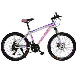 Vélo de montagne pour filles et femmes, 20 <span class=keywords><strong>pouces</strong></span>, <span class=keywords><strong>24</strong></span> <span class=keywords><strong>pouces</strong></span>, 26 <span class=keywords><strong>pouces</strong></span>, couleur <span class=keywords><strong>rose</strong></span>, <span class=keywords><strong>vtt</strong></span> 21 vitesses - Product Image 1