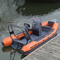 Bateau pneumatique RE550 550 cm avec coque en aluminium Hypalon et console