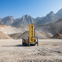 Foreuse pneumatique de puits profonds Qingquan 800m, grande machine de forage de puits d'eau