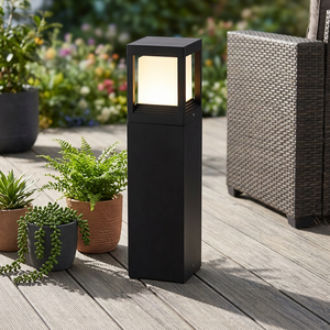 Battery Powered IP65 5W <b>LED</b> Garden Bollard <b>Light</b> with 360 Beam Angle for Outdoor Landscape Lighting - Product Image 2