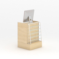 Comptoir de caisse pour magasin de détail avec étagères de présentation, bureau de réception personnalisé pour magasin de proximité