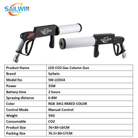 Máquina de Humo LED RGB 4*3W CO2 de Sailwin Factory, Máquina de Humo para Bodas, Fiestas, Iluminación de Escenarios, Efectos Especiales, Pistola de CO2