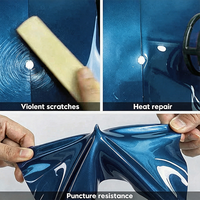 Film adhésif PVC PET résistant aux UV, changeant de couleur, imperméable, anti-rayures, vinyle auto-adhésif à effet chromatique pour l'extérieur des véhicules