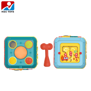 Giocattolo per bambini a sette lati <span class=keywords><strong>puzzle</strong></span> che bussa musicista che batte batteria musica leggera a sette lati giocattoli di allenamento cognitivo per bambini - Product Image 3