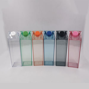 BPA бесплатно мультфильм пластиковые бутылки для воды прозрачные пластиковые чашки молока картонная бутылка для воды - Product Image 2