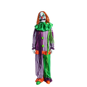 Figura Animatrónica de Halloween, Payaso de Circo Vintage Espeluznante, Accesorio Aterrador para Casa Embrujada, Escape Room, Decoración de Fiestas - Product Image 6