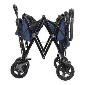 Chariot de camping pliant portable pour usage extérieur d'auvent amovible pour enfants - Product Image 3