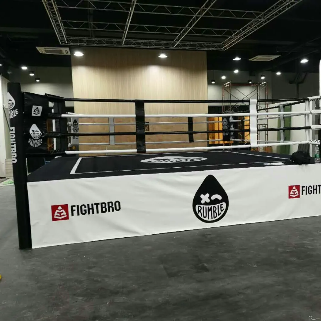 IBF-Standard-Boxring/quadratischer erhöhter Boxring der Marke FIGHT BRO RG-Serie