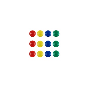 Màu sắc từ Nail văn phòng giảng dạy Vòng nhựa từ khóa nam châm văn phòng phẩm hộ gia đình bảng trắng hạt từ tính. - Product Image 1