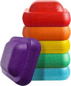 <span class=keywords><strong>Piedras</strong></span> de Espuma para Niños, Entrenamiento de <span class=keywords><strong>Equilibrio</strong></span> y Coordinación, <span class=keywords><strong>Piedras</strong></span> de Juego No Tóxicas, Pista de Obstáculos, Juguetes Sensoriales - Product Image 1