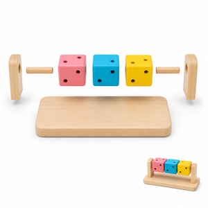 <span class=keywords><strong>Cubo</strong></span> de Diversión para Hámster, Juguete de <span class=keywords><strong>Madera</strong></span> para Masticar, Modelo Cuadrado Golden Nest D192, Hecho de <span class=keywords><strong>Madera</strong></span> Sólida, Colorido, Guangdong, 114g - Product Image 5