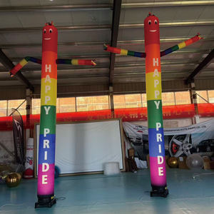 Modèle gonflable publicitaire de clown, danseur à double ou simple jambe, pour animation d'ouverture d'événements, motif Air Dance Star Beckons Cartoon Airman - Product Image 6