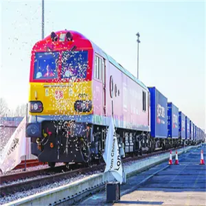 Agente de frete ferroviário da china transporte para irlanda/frança/dinamarca, ddp/ddu porta ao serviço da porta