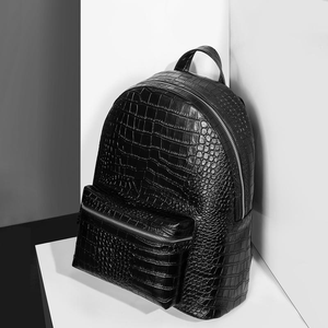 Todos los días <span class=keywords><strong>mochila</strong></span> Explorer <span class=keywords><strong>mochila</strong></span> de moda de cuero de cocodrilo de gran capacidad <span class=keywords><strong>mochila</strong></span> - Product Image 3