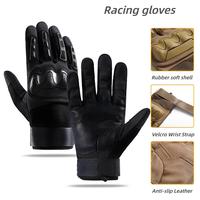 Gants de moto en cuir microfibre personnalisés en usine, antidérapants, avec protection complète des doigts et des articulations, pour la conduite, la moto, le cyclisme et les activités de plein air