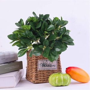 GM Feuilles d'<span class=keywords><strong>eucalyptus</strong></span> artificielles Tiges Faux Greenery Garden Window Box Branches for Courtyard Outdoor Christmas Easter New Year - Product Image 6