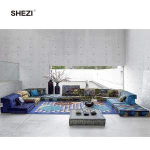 Shezi Hot Bán Vải Ghế Đa Chức Năng Đầy Màu Sắc <span class=keywords><strong>Sofa</strong></span> Set Modular Cắt <span class=keywords><strong>Sofa</strong></span> Set Phòng Khách Thiết Lập Đa Màu Sắc <span class=keywords><strong>Sofa</strong></span> - Product Image 4