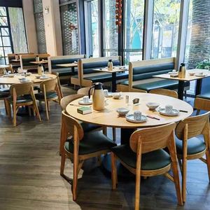 Muebles para <span class=keywords><strong>Restaurante</strong></span> Americano de Comida Rápida, Sofá de Doble Cara, Sofá de <span class=keywords><strong>Esquina</strong></span>, Muebles para Cafetería, Muebles para Comedor - Product Image 6