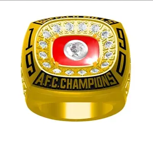 2023 Custom 3d Design Colorful Plating Championship Ring Sport Championship Ring