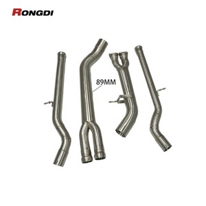 ระบบท่อไอเสียแบบ Single Midpipe สำหรับ BMW F80 M3 F82 F83 M4 S55 ประสิทธิภาพสูง ปี 2014-2019 มีสินค้าในสต็อก - Product Image 1