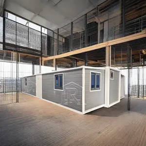 Standaard 20ft 40ft Uitbreidbaar Containerhuis Met Badkamer En Keuken Voor Modern Ontwerpbureau