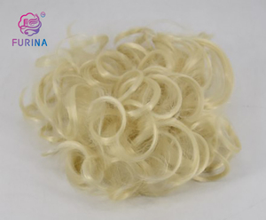 Magnifiques chignons floraux pour mariée, coiffures ondulées et bouclées, <span class=keywords><strong>chignon</strong></span> donut pour <span class=keywords><strong>mariage</strong></span> - Product Image 4