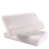 Oreiller en mousse à mémoire de forme pour la protection du cou, à récupération lente, pour un sommeil sain, avec logo personnalisé, cadeau, achat en groupe, vente en gros, dropshipping