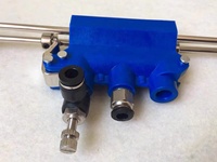 Accessoires de couture industriels Tige pneumatique pour machine à coudre Machine à couper les fils Tige de traction pneumatique à trois voies