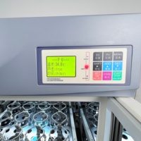 Agitador de Biorreactor Digital de Laboratorio con Pantalla LED, Velocidad Ajustable de 0-300 rpm, Función de Temporizador, Capacidad de 260 L, Control de Temperatura de 4-60 °C
