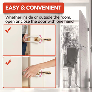 Moderno Sujetador de Puerta para Gatos y Perros con Correa Elástica Ajustable, Bloqueador de Puerta, Evita que las Mascotas Salgan, Uso en Cocina - Product Image 3