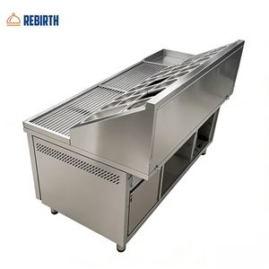 Frigorifero Commerciale Grande Capacità per Preparazione Pizza, Stazione di Lavoro in Acciaio Inox, Frigorifero per Sandwich e Insalate con <span class=keywords><strong>Cassetti</strong></span> - Product Image 6
