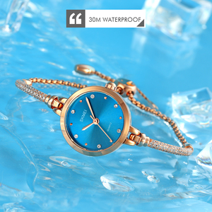 SKMEI 1805 femmes élégant or Rose en acier inoxydable Bracelet <span class=keywords><strong>montre</strong></span>-bracelet de haute qualité mode mouvement alliage boîtier <span class=keywords><strong>montre</strong></span> à <span class=keywords><strong>Quartz</strong></span> - Product Image 3