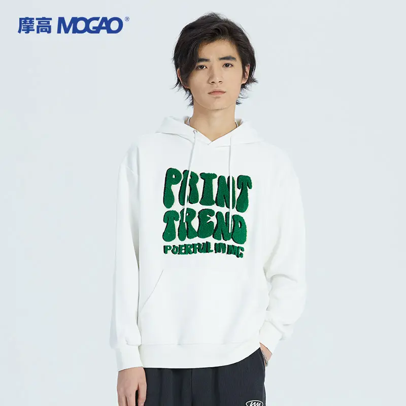 2022 Mogao Spring Print Unisex High Quality Wholesale Streetwear Long sleeve hoodies sweatshirt for men