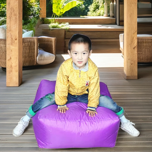 Modern Kids Children Waterproof Bean Bag Chair Footstool Fabric Upholstery Indoor Outdoor <strong>Garden</strong> Seat European Design <strong>Pouffe</strong> - Product Image 4