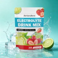 Poudre de mélange de boissons électrolytiques OEM personnalisée transfrontalière sans sucre pour l'hydratation