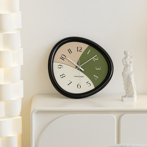 Wozoom Wall <b>Clock</b> Round <b>Battery</b> Powered Modern Minimalist Design For Living Room Home Use - Product Image 1
